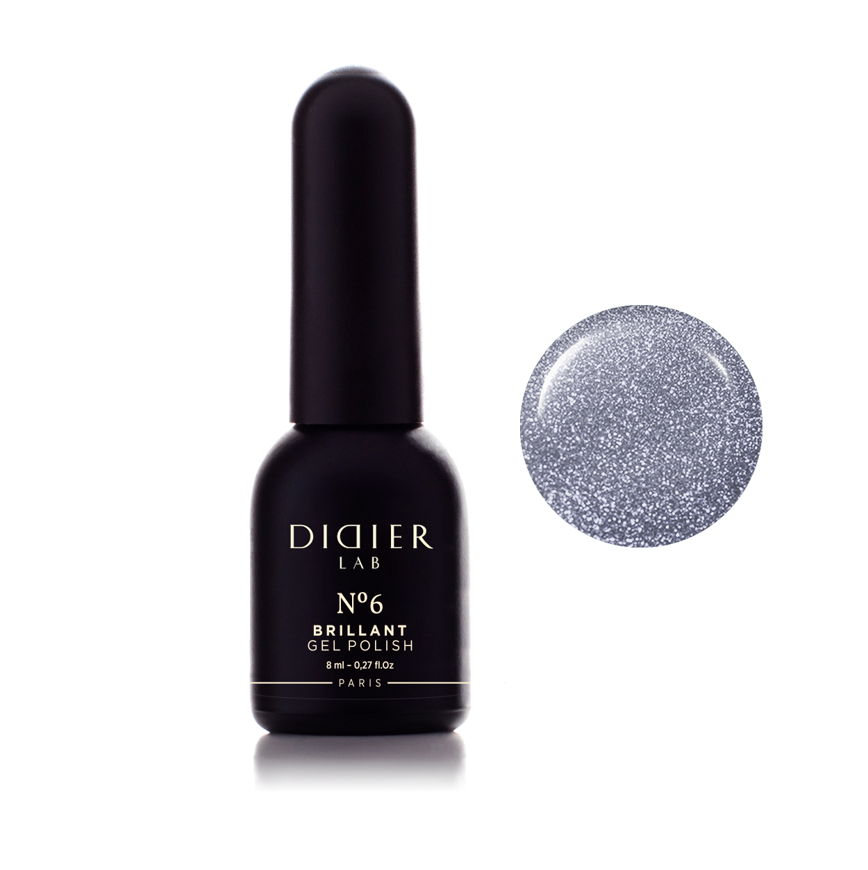 Gel Polish Brillant, Didier Lab, No. 6, HEMA and TPO free, 8ml