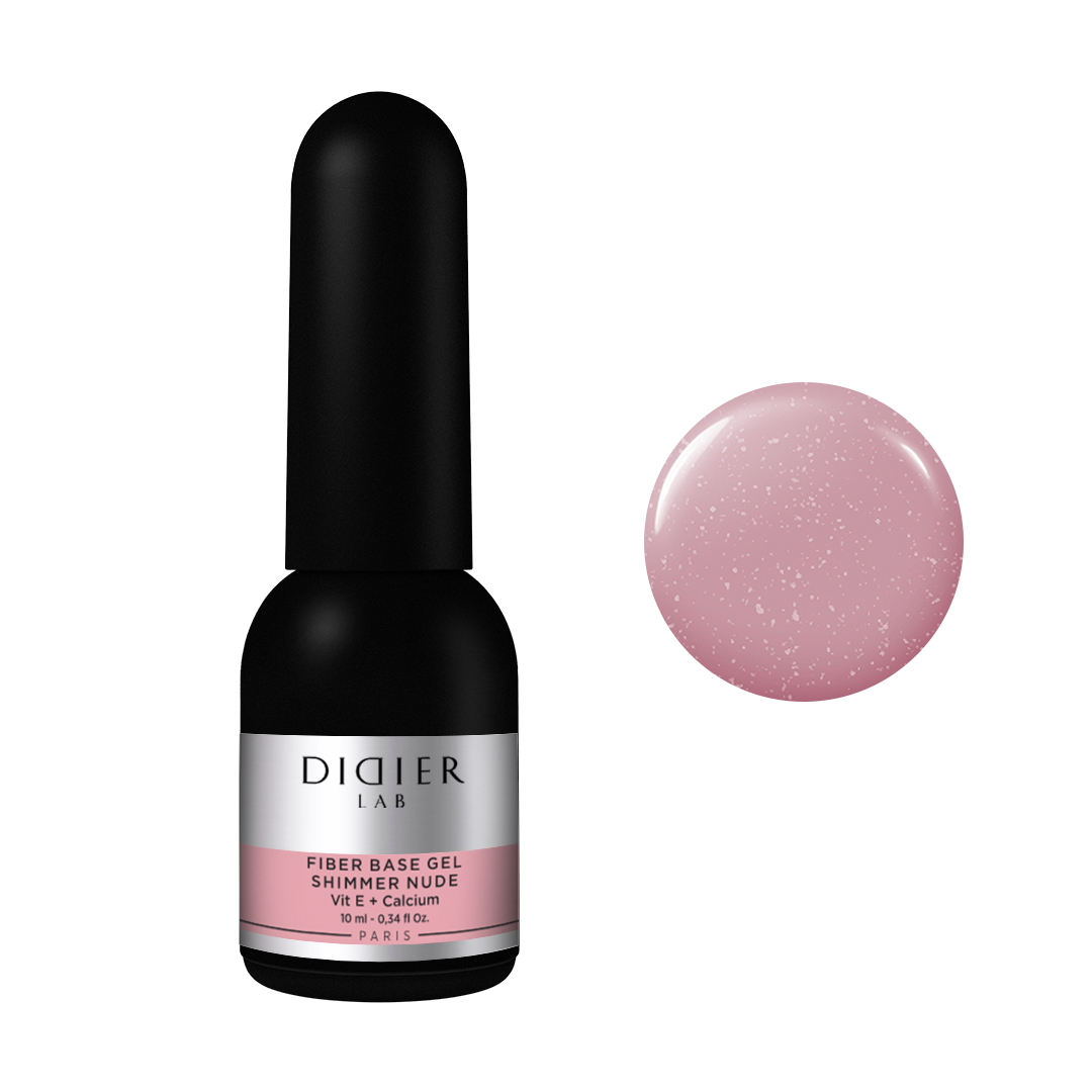 Fiber Base Coat, Didier Lab, Shimmer Nude, 10 ml