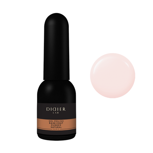 Gel polish, Rubber base coat, Natural, 10ml - LABORATOIRES DIDIER