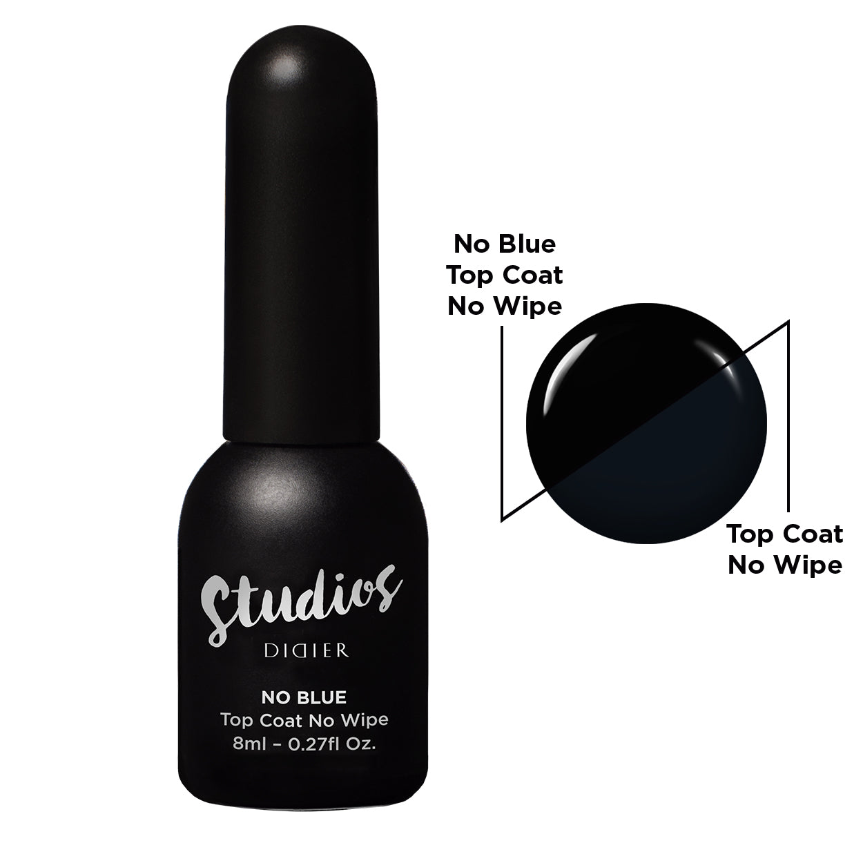 Top Coat No Blue, Studios Didier Lab, HEMA and TPO free, 8 ml