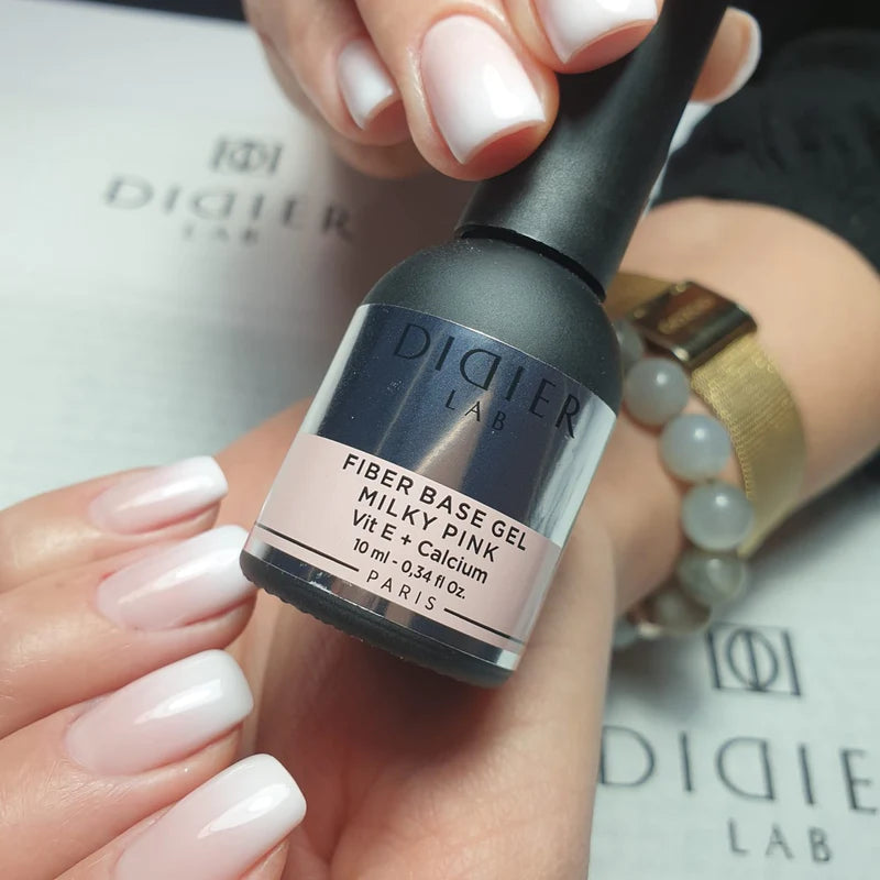 Fiber Base Coat, Didier Lab, Milky Pink, 10 ml