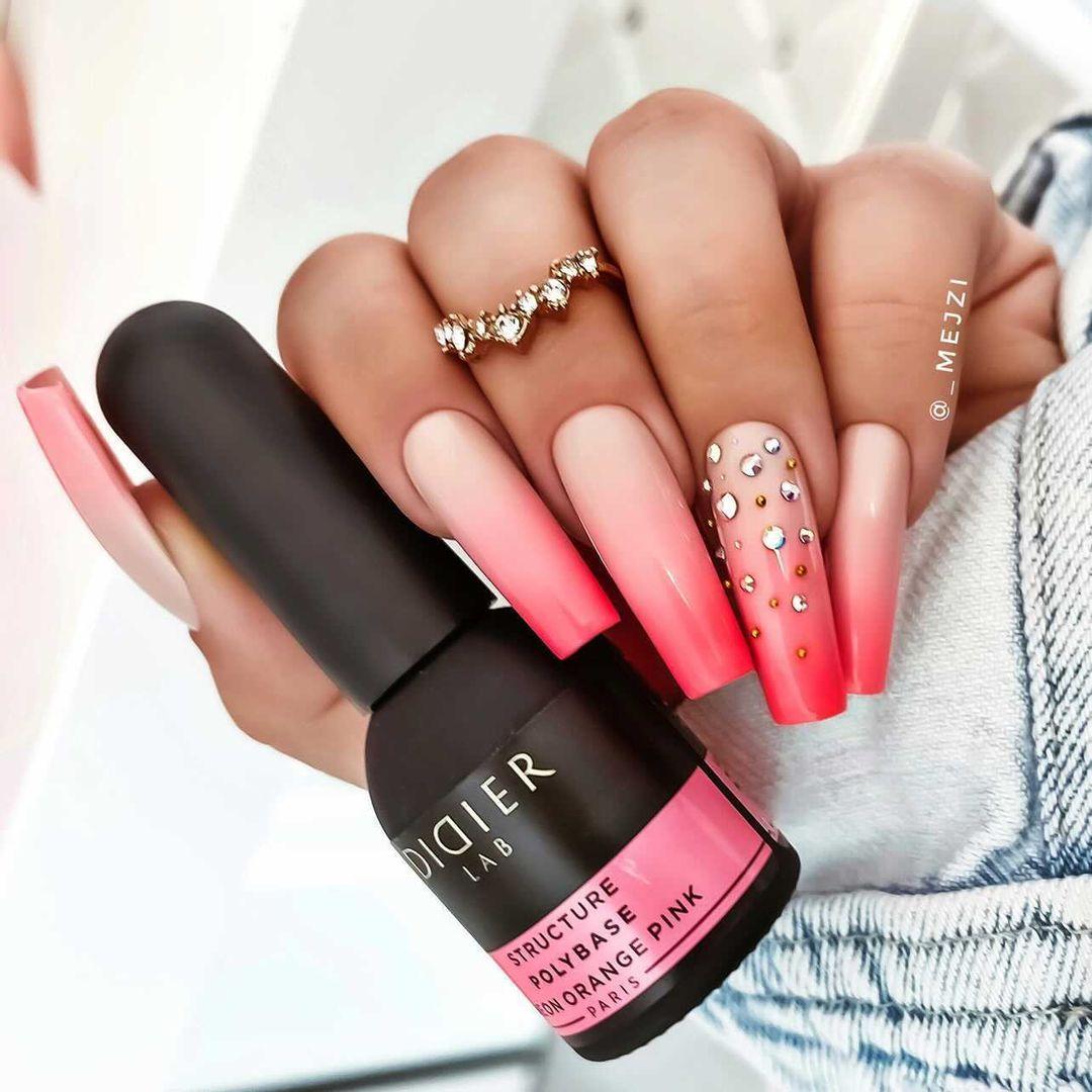 Sculpture Polybase Didier Lab, Neon Orange Pink, 10ml - LABORATOIRES DIDIER