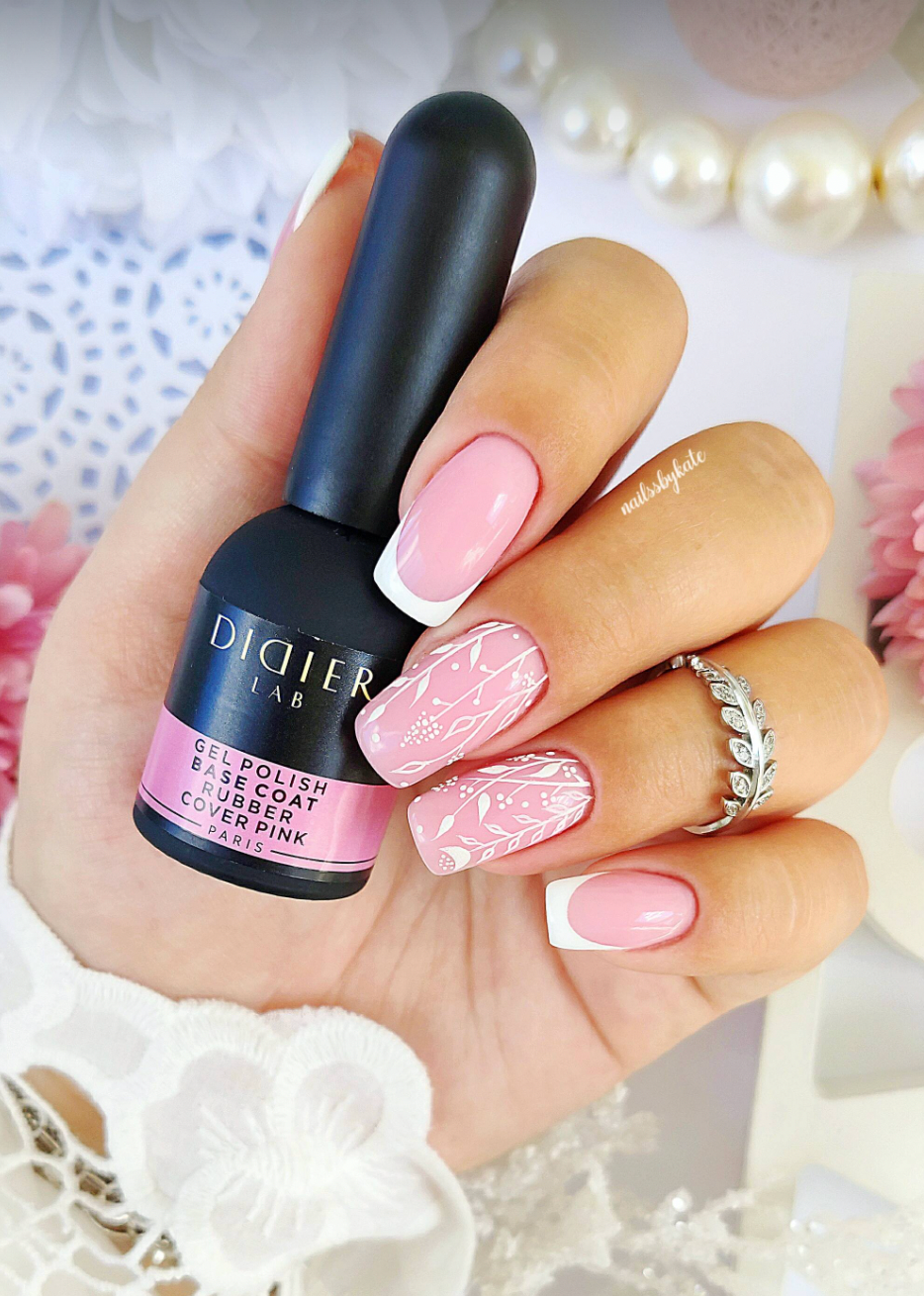 Gel polish, Rubber base coat, Cover Pink, 10ml - LABORATOIRES DIDIER