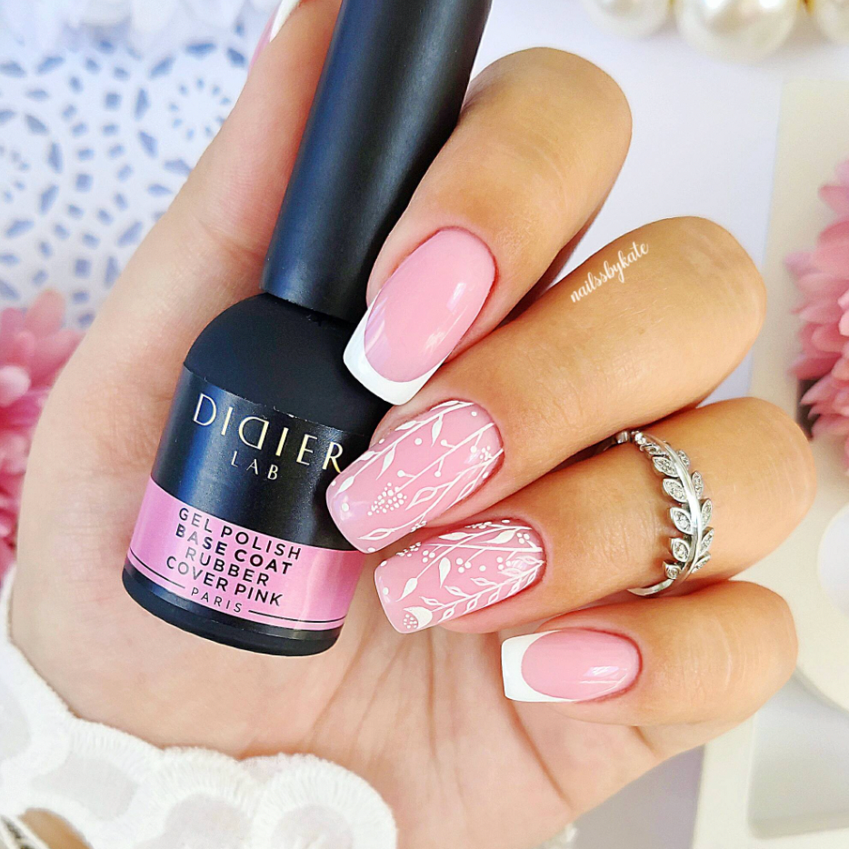 Gel polish, Rubber base coat, Cover Pink, 10ml - LABORATOIRES DIDIER