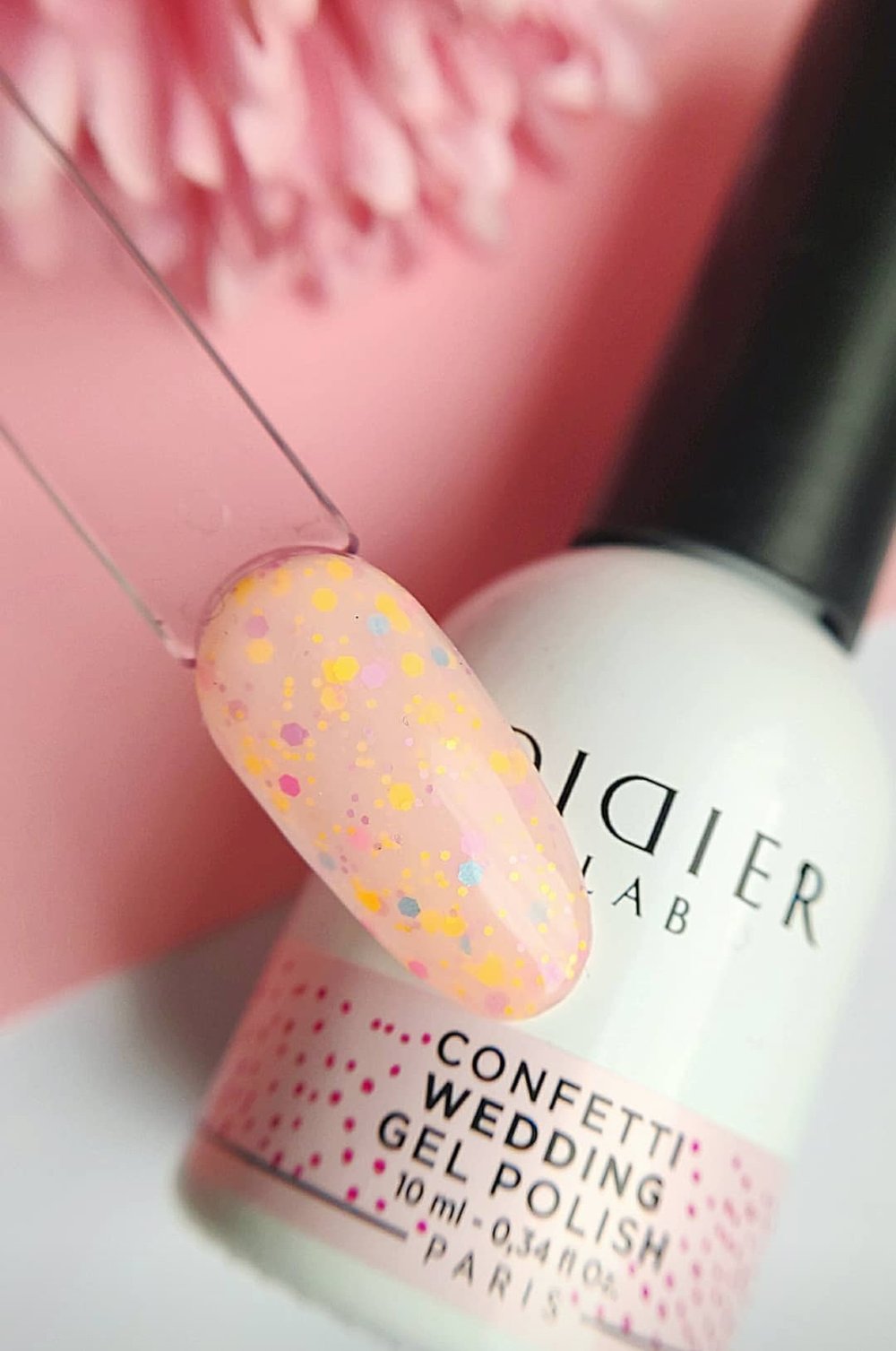 Gel Polish Confetti, Didier Lab, Wedding