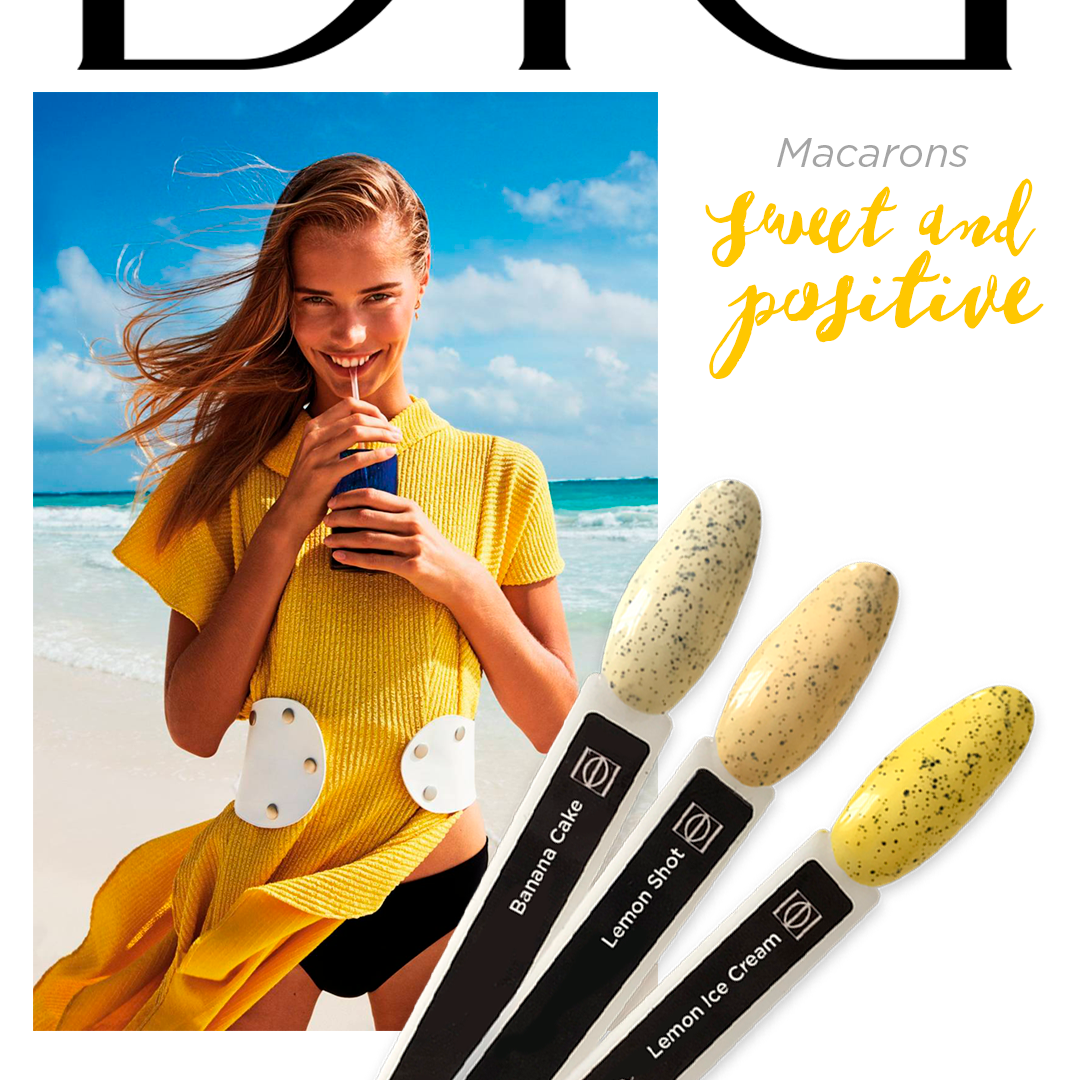 Gel Polish Macarons, Didier Lab, Lemon Ice Cream