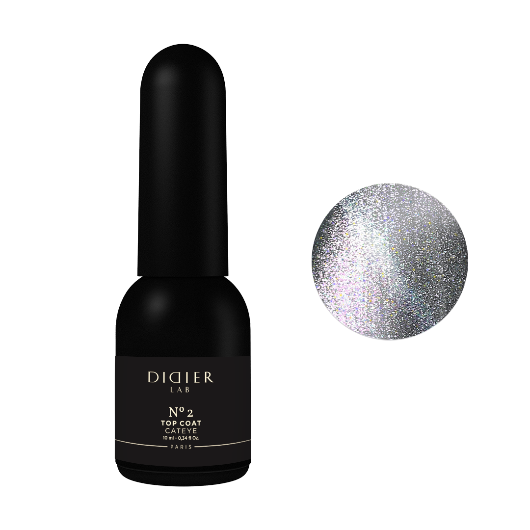 Gel Polish Top Coat No Wipe, Didier Lab, Cat Eye