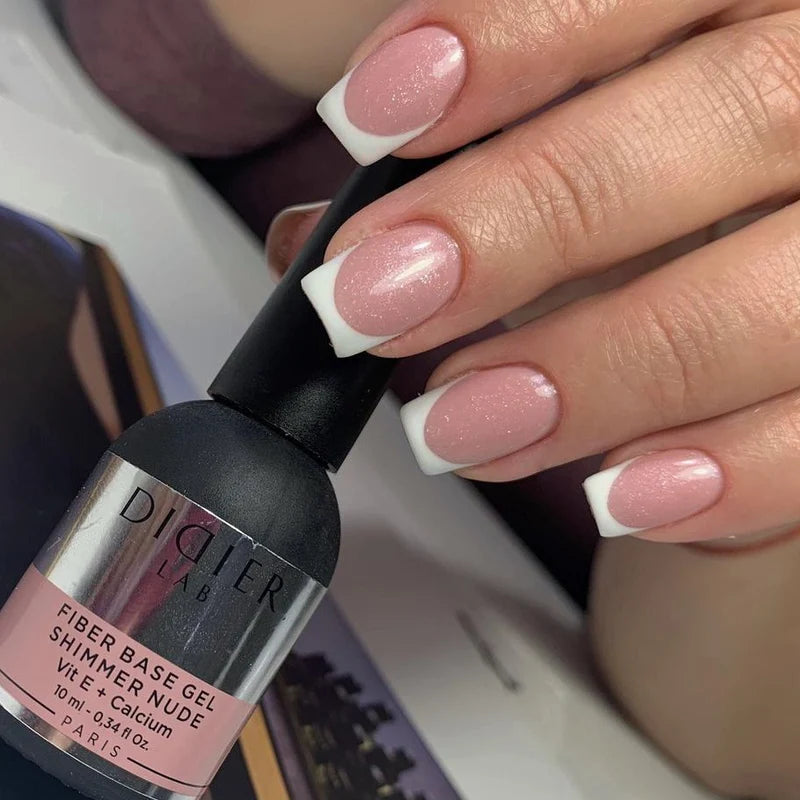 Fiber Base Coat, Didier Lab, Shimmer Nude, 10 ml