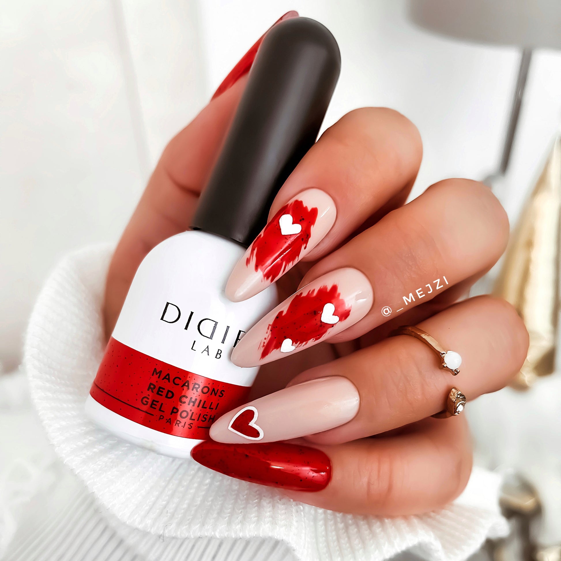 Macarons Gel Polish Didier Lab 'Red Chilli' - LABORATOIRES DIDIER