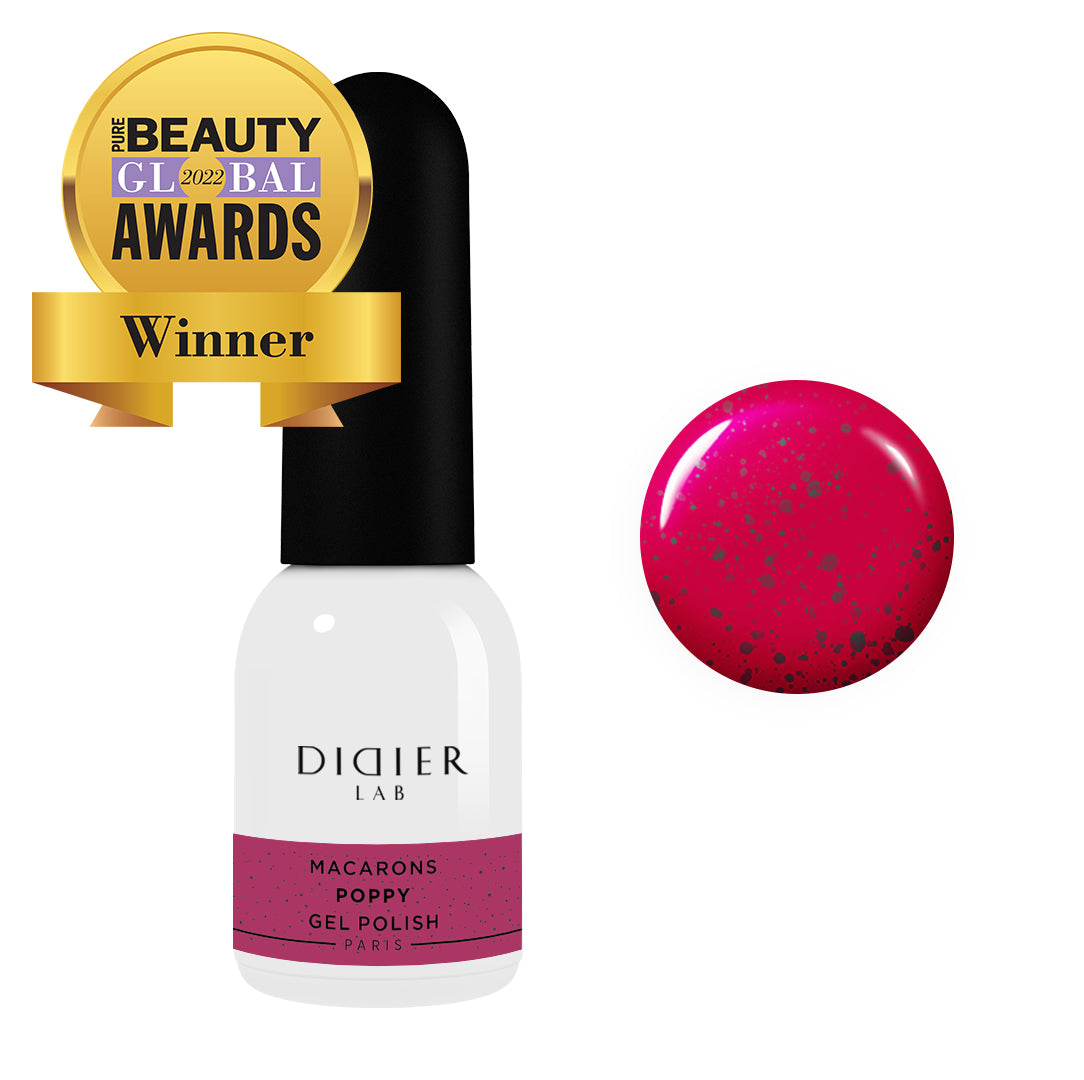 Macarons Gel Polish Didier Lab 'Poppy' - LABORATOIRES DIDIER
