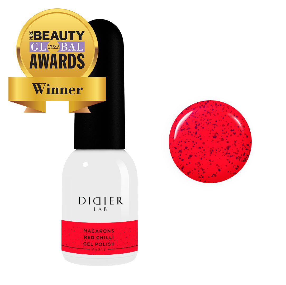 Macarons Gel Polish Didier Lab 'Red Chilli' - LABORATOIRES DIDIER