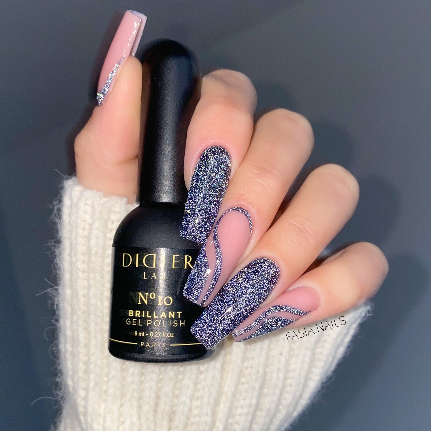 Gel Polish Brillant, Didier Lab, No. 10, HEMA and TPO free, 8 ml