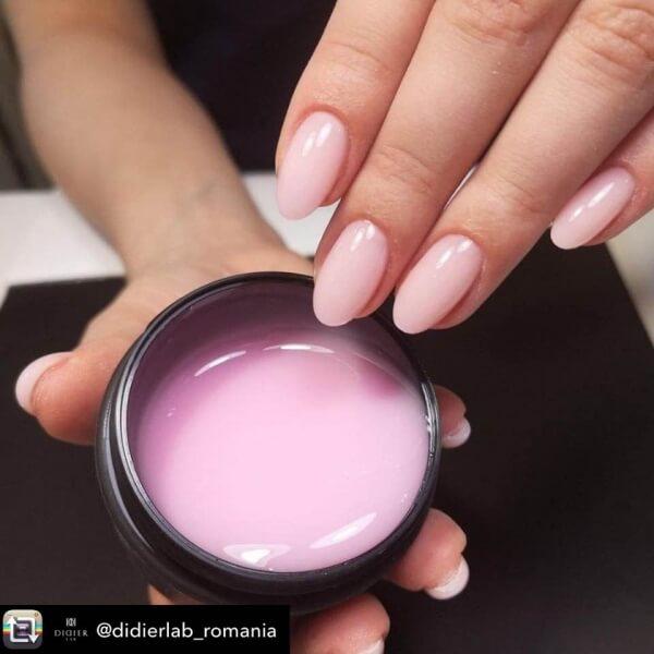 Premium Builder Gel, Didier Lab, Milky Pink, 15 g