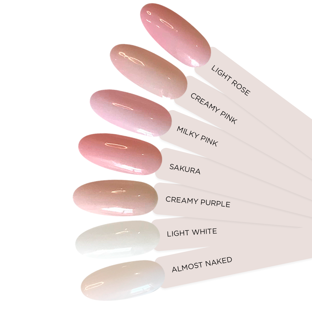 Gel Polish Rubber Base Coat, Didier Lab, Light White, HEMA and TPO Free, 10 ml