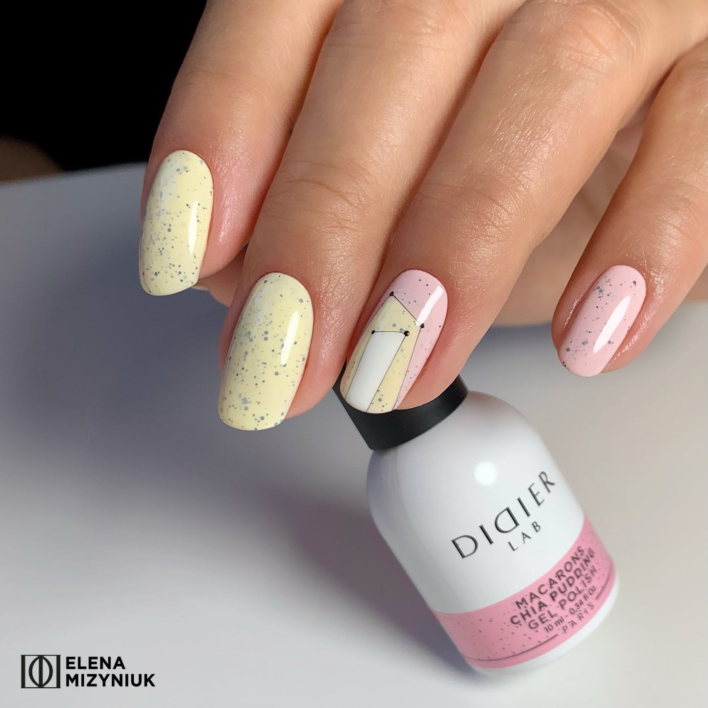 Gel polish "Didier Lab", Macarons, Chia Pudding 10 ml