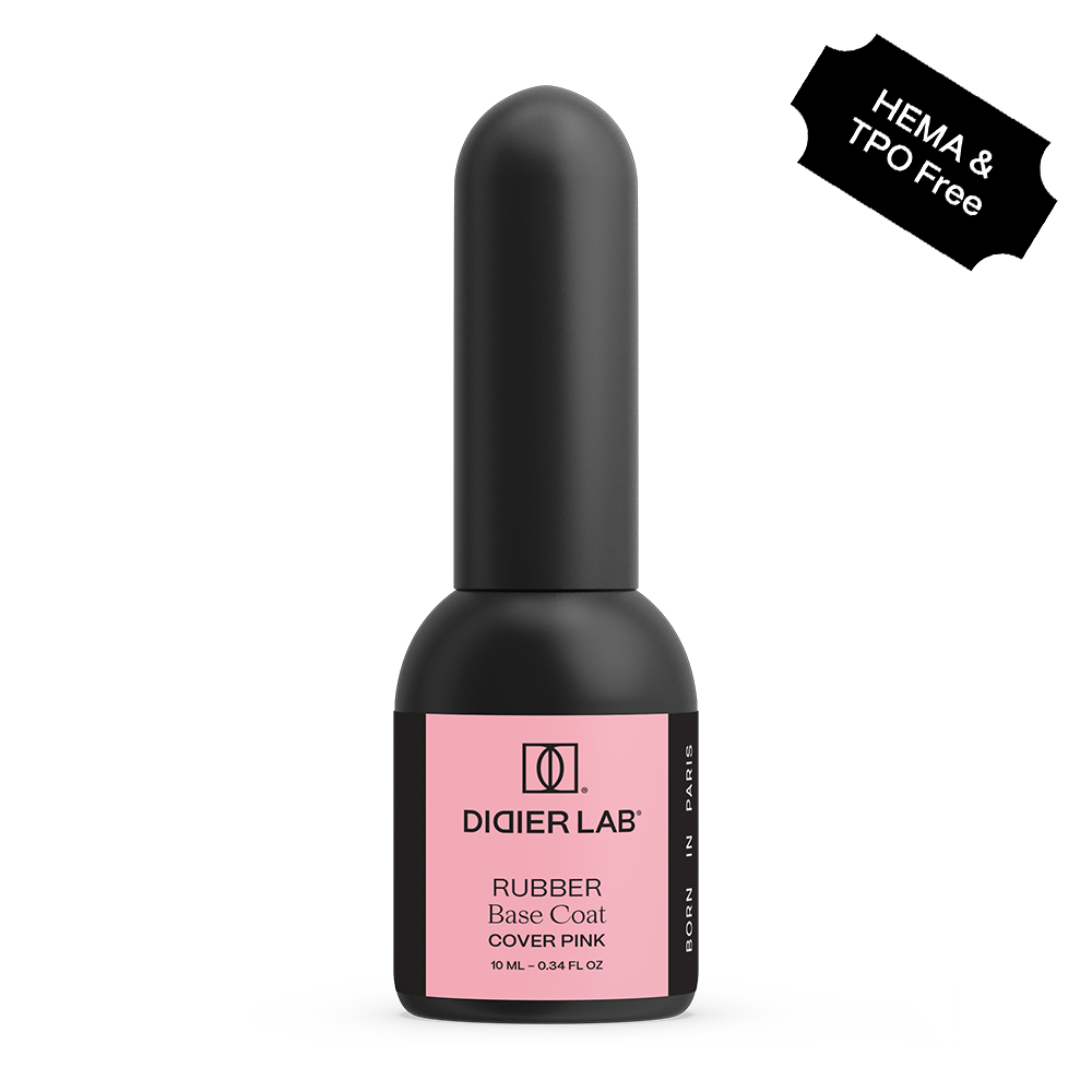 Gel Polish Rubber Base Coat, Cover Pink, HEMA and TPO Free, 10 ml