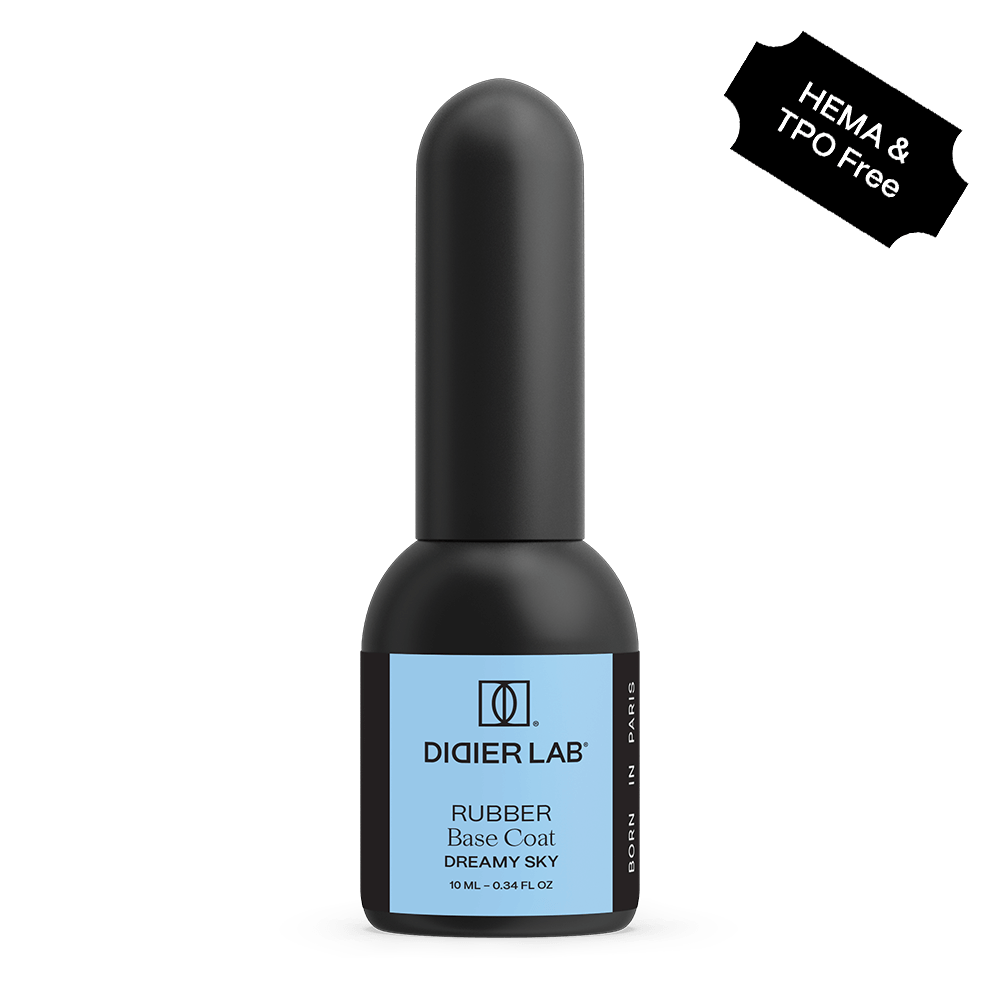 Gel Polish, Rubber Base Coat, Dreamy Sky, HEMA and TPO Free, 10ml