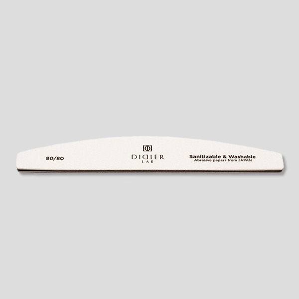 Nail File Halfmoon, Speedy White, Didier Lab, 80/80