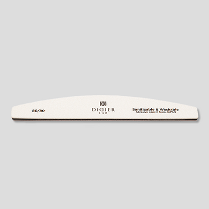 Nail File Halfmoon, Speedy White, Didier Lab, 80/80