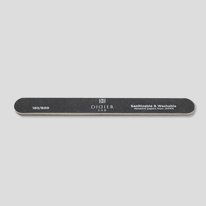 Nail File Straight, Black, Didier Lab, 180/600