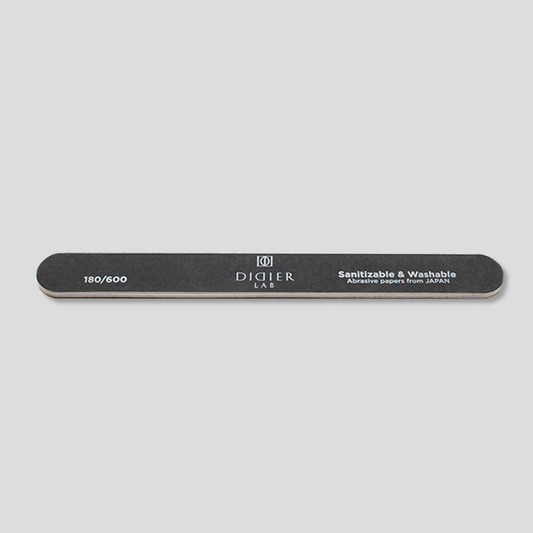 Nail File Straight, Black, Didier Lab, 180/600