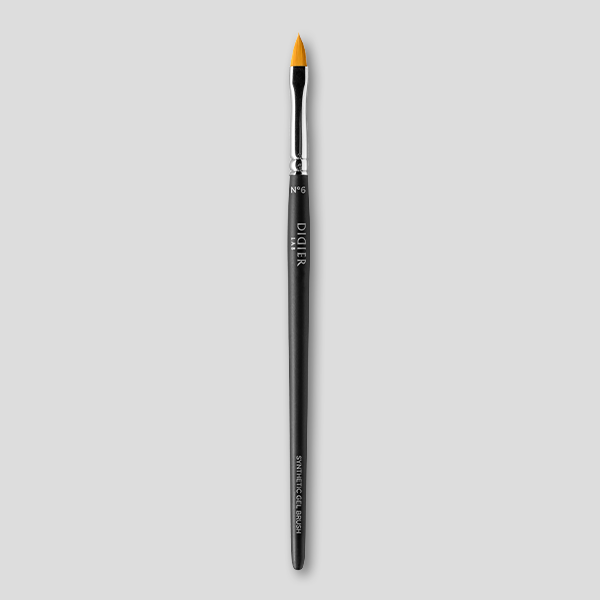 Gel Brush Didier Lab, No. 6, Cat's Tongue, Golden Toray, 1 pcs