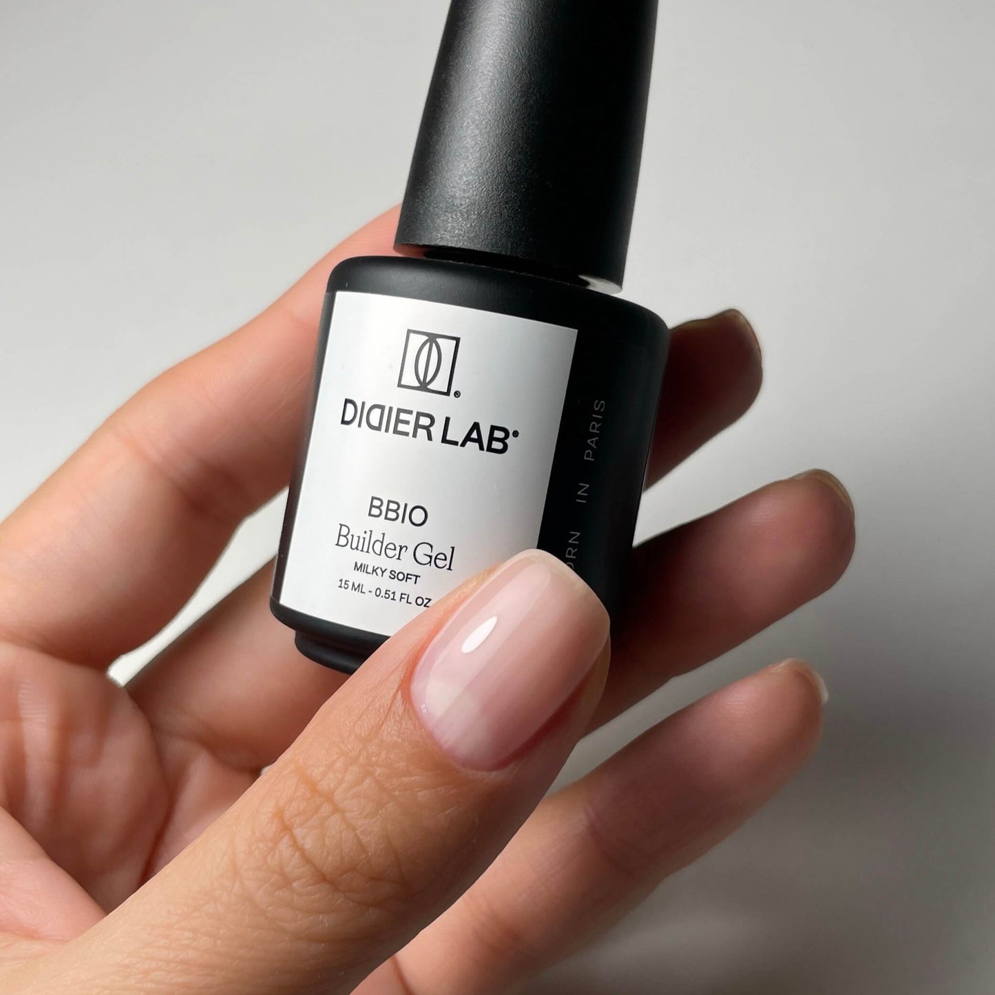 Builder Gel BBIO "Didier Lab", Milky Soft, HEMA and TPO free, 15ml