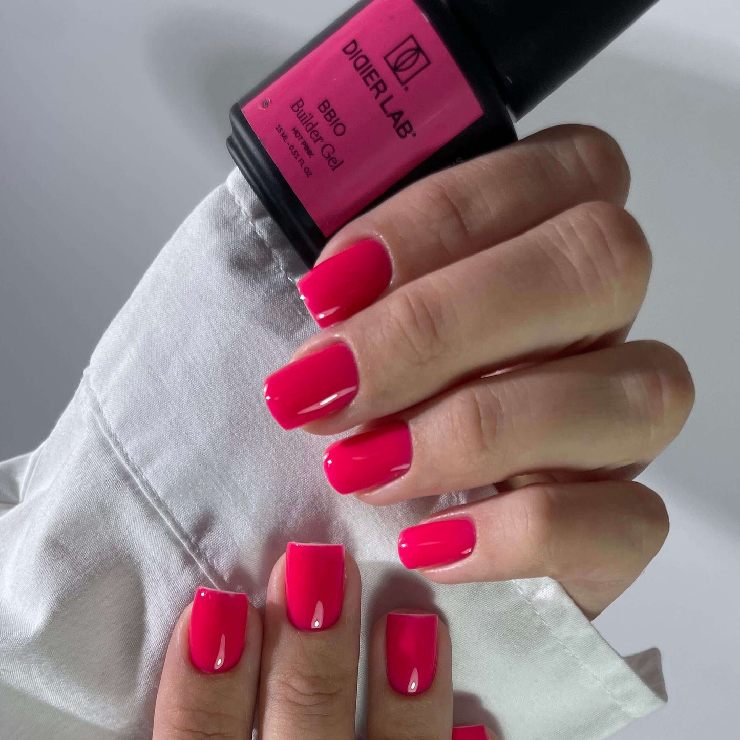 Builder Gel BBIO, Didier Lab, Hot Pink, HEMA and TPO free, 15ml
