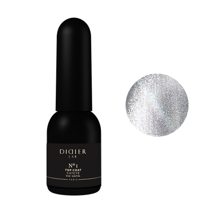 Gel Polish Top Coat No Wipe, Didier Lab, Cat Eye