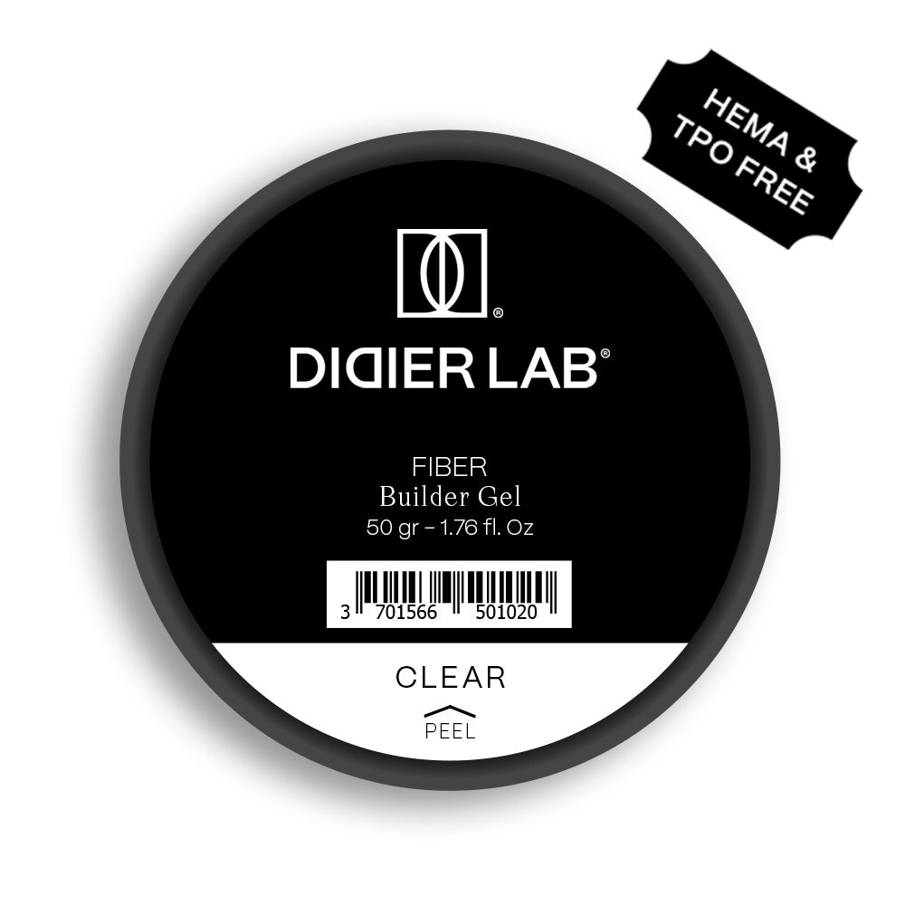 Fiber Builder Gel Didier Lab, Clear, HEMA and TPO free, 50g