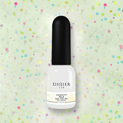 Gel Polish Confetti, Didier Lab, Pale