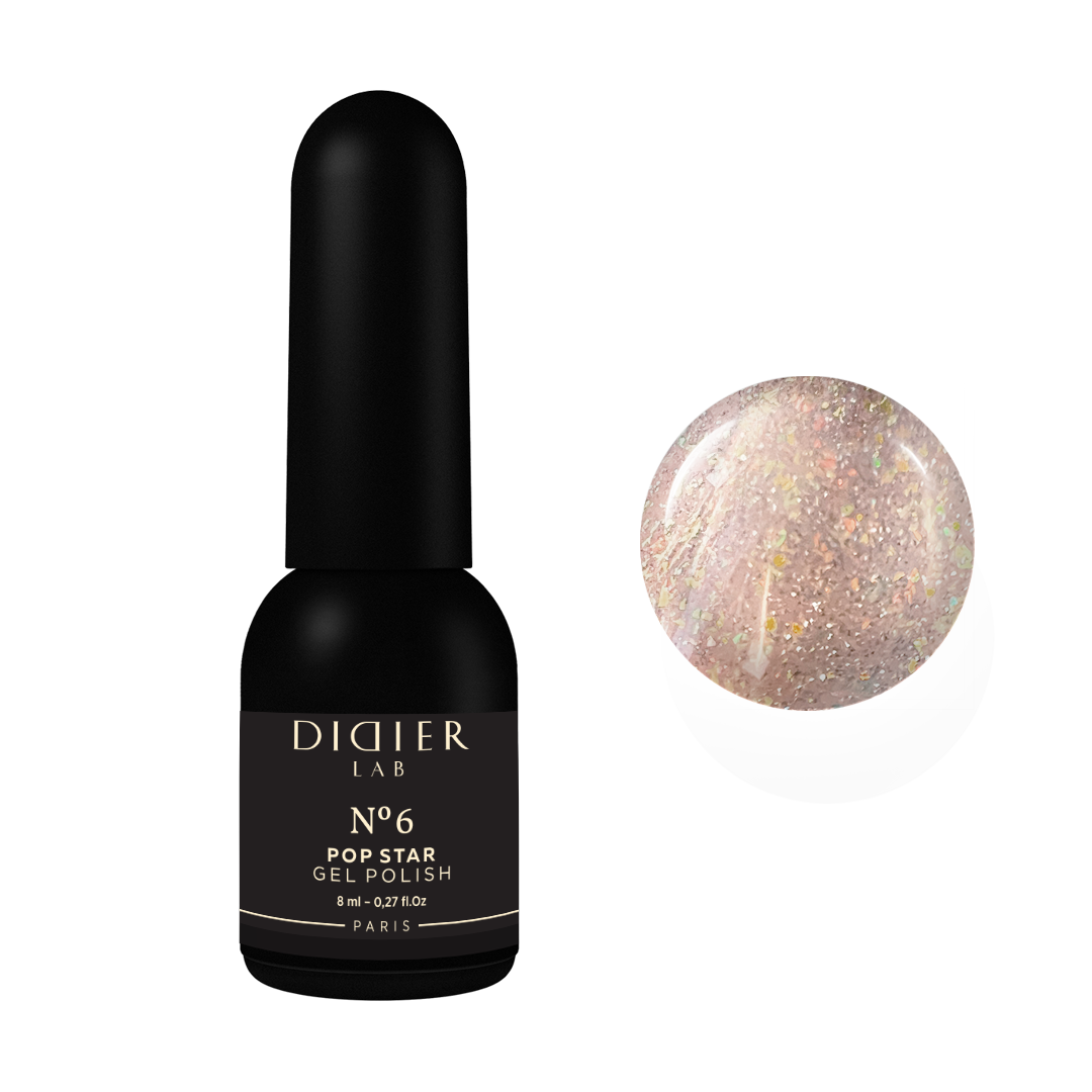Gel Polish POP Star, Didier Lab, No. 6, 8 ml