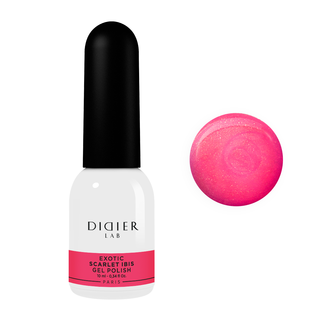 Gel Polish Exotic, Didier Lab, Scarlet Ibis, 10 ml