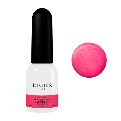 Gel Polish Exotic, Didier Lab, Scarlet Ibis, 10 ml