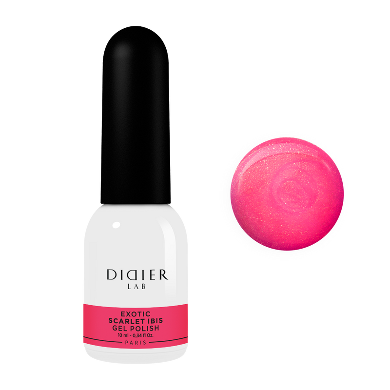 Gel Polish Exotic, Didier Lab, Scarlet Ibis, 10 ml