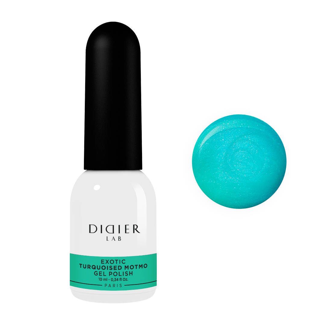 Gel Polish Exotic, Didier Lab, Turquoised Motmo, 10 ml