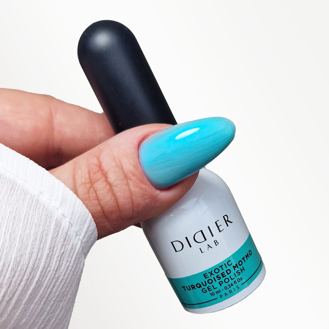 Gel Polish Exotic, Didier Lab, Turquoised Motmo, 10 ml