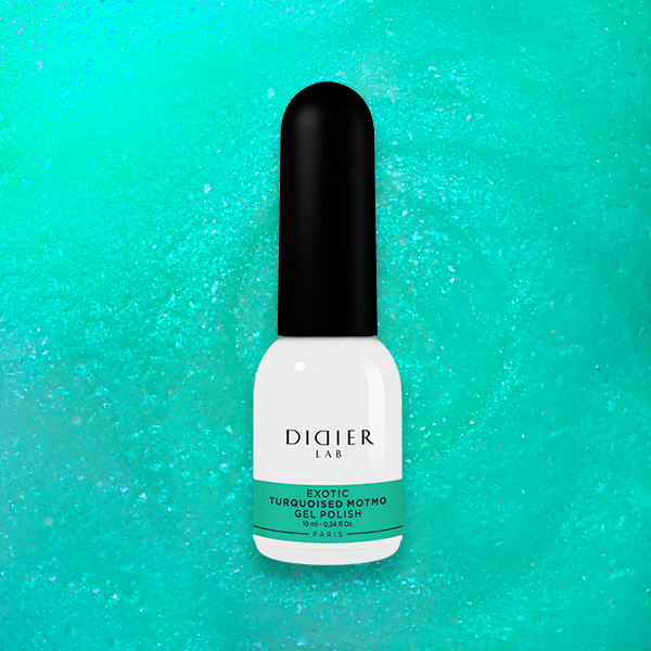 Gel Polish Exotic, Didier Lab, Turquoised Motmo, 10 ml