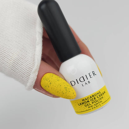Gel Polish Macarons, Didier Lab, Lemon Ice Cream