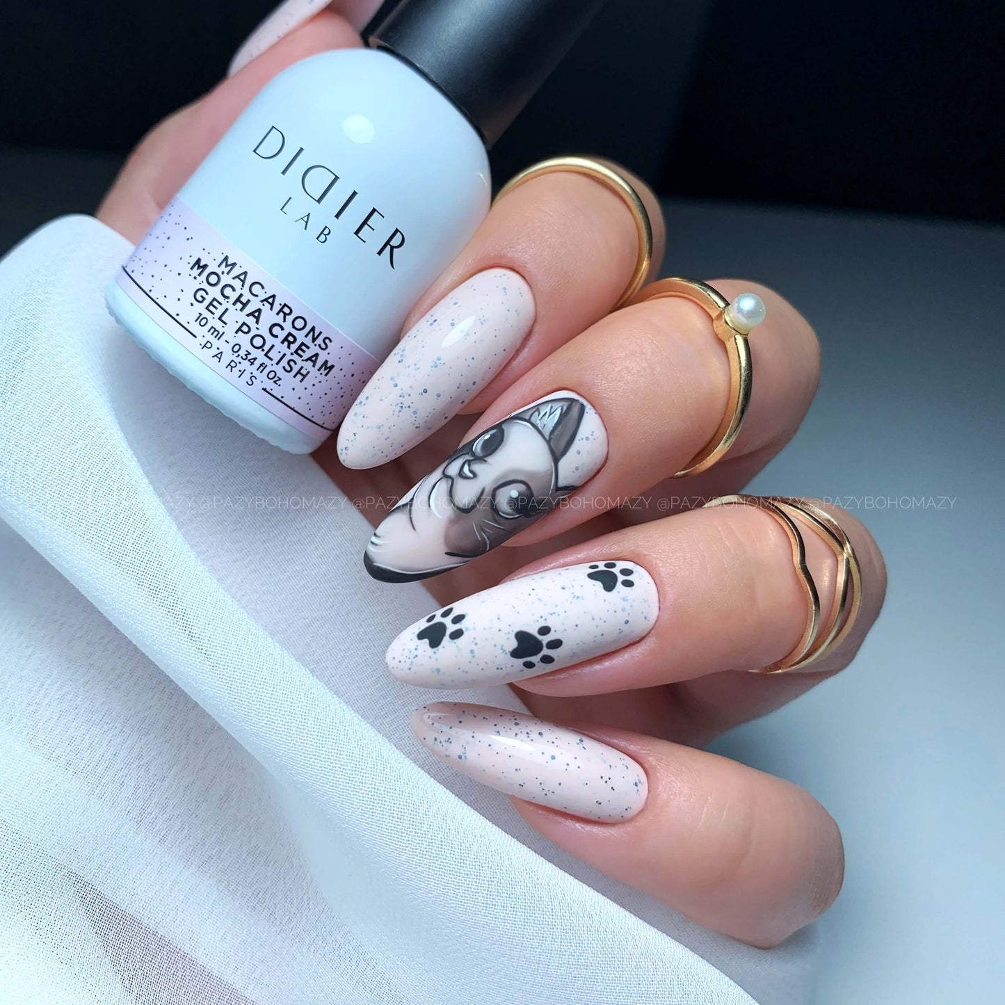 Gel Polish Macarons, Didier Lab, Mocha Cream