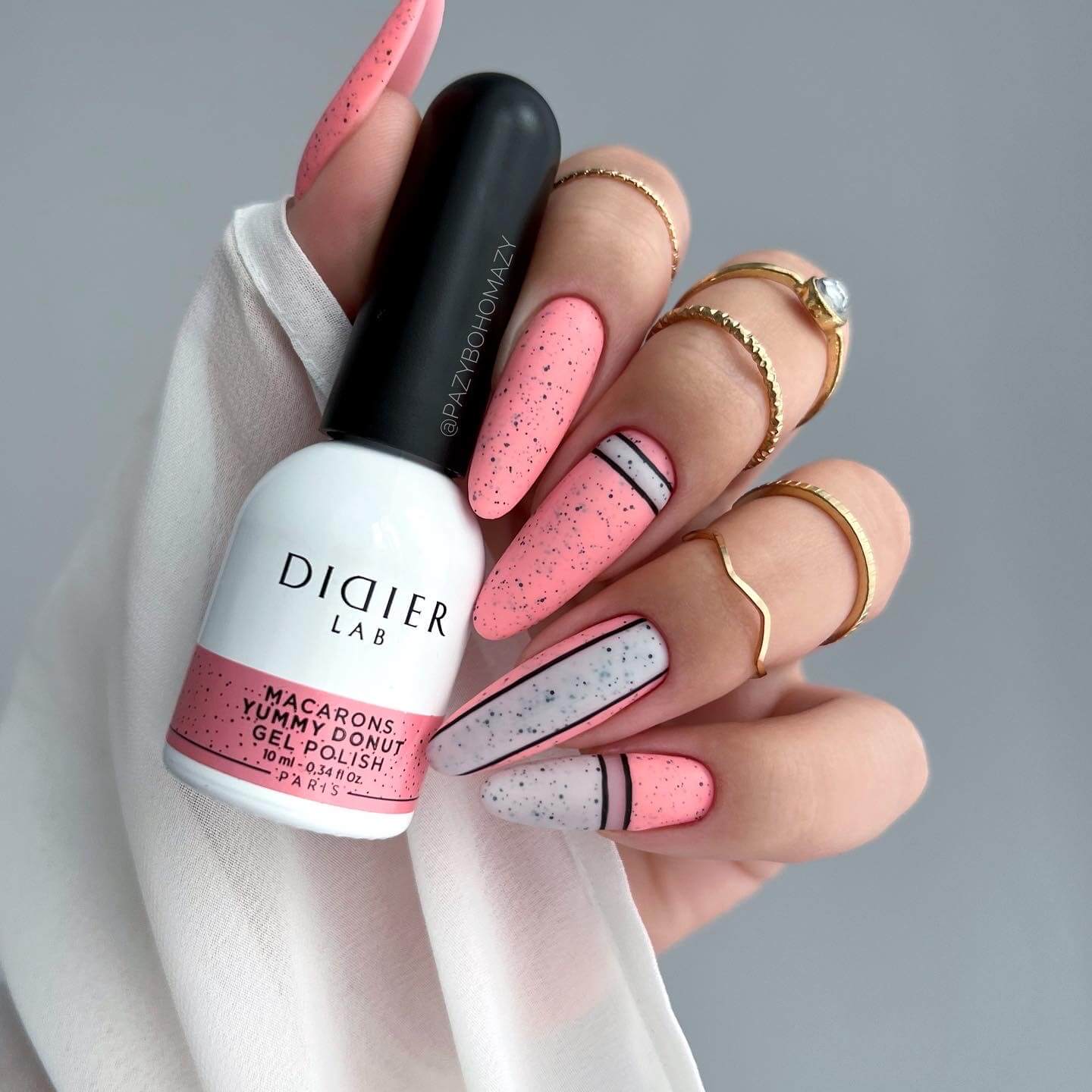 Gel Polish Macarons, Didier Lab, Yummy Donut