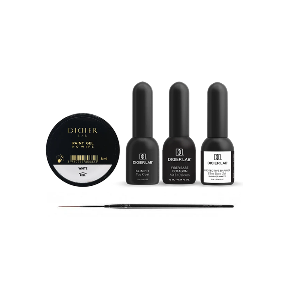 French Manicure Set with Fiber Shimmer, Didier Lab