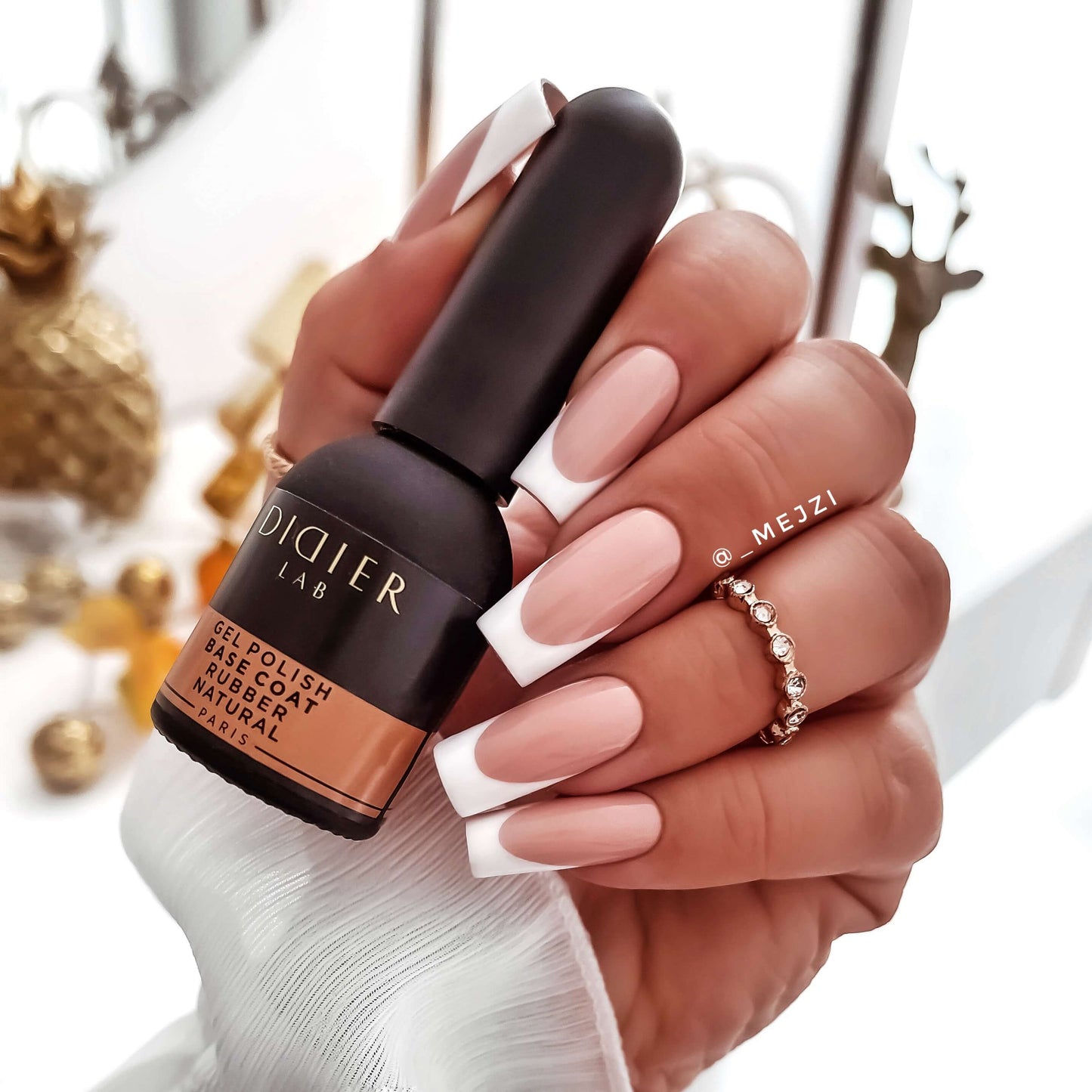 Gel Polish Rubber Base Coat, Natural 10 ml