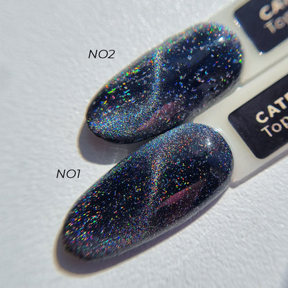 Gel Polish Top Coat No Wipe, Didier Lab, Cat Eye