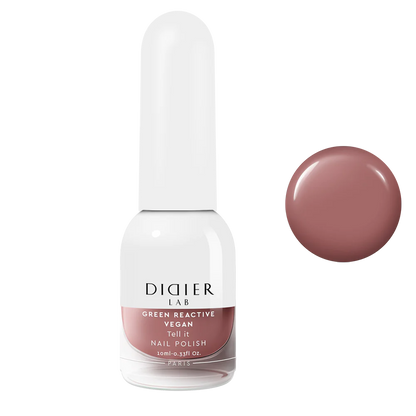 Green Reactive Vegan Nail Polish, Didier Lab, Tell It, 10 ml