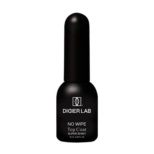 Top Coat No Wipe Super Shiny, Didier Lab, HEMA and TPO free, Clean Formula, 10 ml