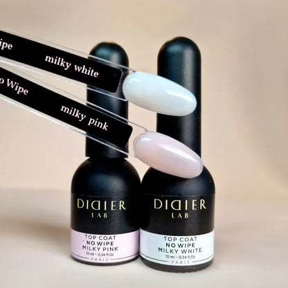 Top coat No Wipe, Didier Lab, Milky Pink, 8ml
