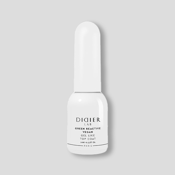 Green Reactive Vegan Gel Like Top Coat, Didier Lab, 10 ml