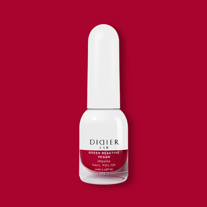 Green Reactive Vegan Nail Polish, Didier Lab, Impulse, 10 ml