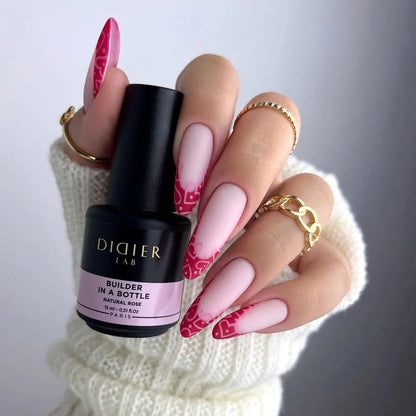 Builder Gel in a Bottle "Didier Lab" Natural Rose, 15ml